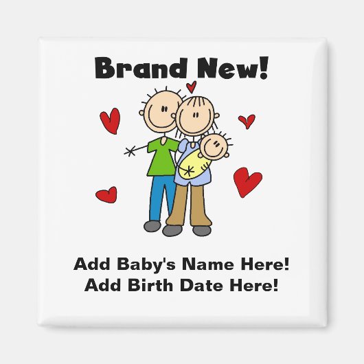 カスタマイズ可能なブランド新生児磁石 マグネット (正面)
