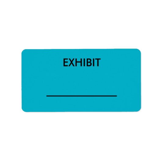 カスタマイズ可能なブルーコートレポーターのステッカーを表示 ラベル (正面)