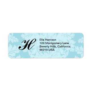 カスタマイズ可能なブルーダマスク住所 シール