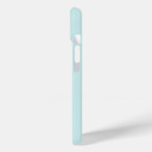 カスタマイズ可能なブルーモノグラム&名前スマホケース Case-Mate iPhoneケース (裏面 / 左)