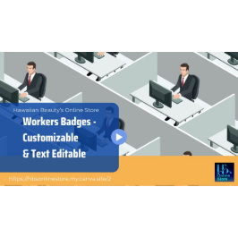 カスタマイズ可能なプラスチックワーカーのバッジ1 バッジ