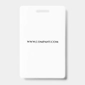 カスタマイズ可能なプラスチックワーカーのバッジ1 バッジ (裏面)