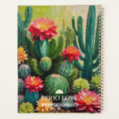 カスタマイズ可能なプランナー、ボホ、植物学の課題 プランナー手帳 (裏面)