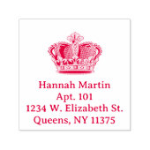 カスタマイズ可能なプリンセスクイーンクラウン セルフインキングスタンプ (デザイン)