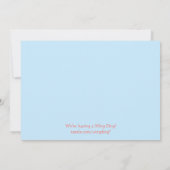 カスタマイズ可能なプリンセス誕生日パーティ 招待状 (裏面)