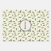 カスタマイズ可能なプリン糞 ラッピングペーパーシート (正面2)