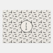 カスタマイズ可能なプリン糞 ラッピングペーパーシート (正面)