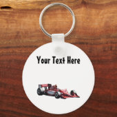 カスタマイズ可能なプレーンレースカー キーホルダー (正面)