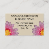 カスタマイズ可能なプロフェッショナルフローリストの名刺 名刺 (裏面)