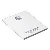 カスタマイズ可能なプロフェッショナルロゴブランドのメモ帳 ノートパッド (アングル)