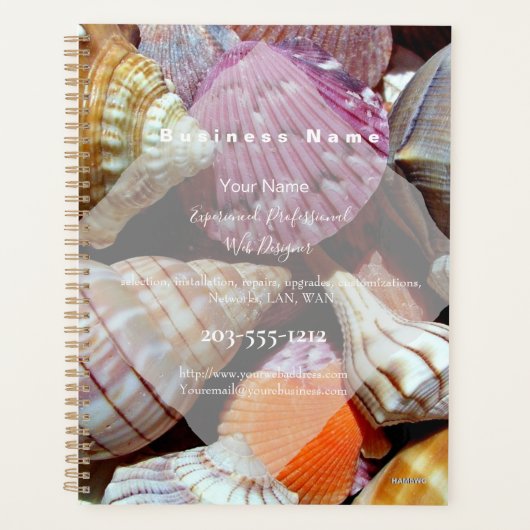 カスタマイズ可能なプロモーションデイリー planner - HAMbyWG プランナー手帳 (正面)