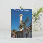 カスタマイズ可能なプンタセッカ灯台、シチリアのカード (スタンド正面)