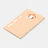カスタマイズ可能なプンプキモチToDoリスト付箋 ポストイット (アングル)