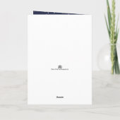 カスタマイズ可能なベグルホリデーカード シーズンカード (裏面)