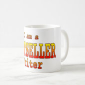 カスタマイズ可能なベストセラーの作家のマグ コーヒーマグカップ (正面右)