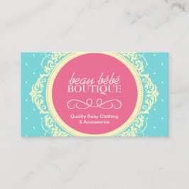 カスタマイズ可能なベビーのブティックの名刺 名刺