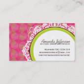 カスタマイズ可能なベビーのブティックの名刺 名刺 (裏面)