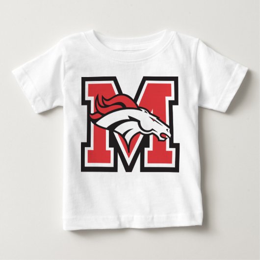 カスタマイズ可能なベビーのワイシャツ ベビーTシャツ (正面)