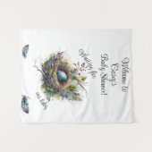 カスタマイズ可能なベビーの待機 タペストリー (正面(横))