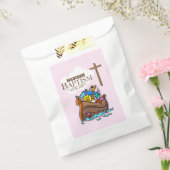 カスタマイズ可能なベビーガールバプティスノアの箱舟 フェイバーバッグ (封をした状態)