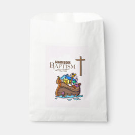 カスタマイズ可能なベビーガールバプティスノアの箱舟 フェイバーバッグ