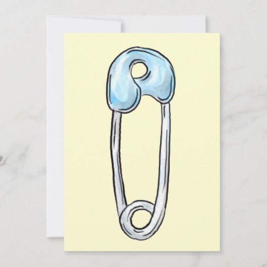 カスタマイズ可能なベビーシャワーの招待 招待状 (正面)