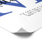 カスタマイズ可能なベビー名意味ルーム ポスター (角)