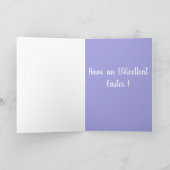 カスタマイズ可能なベルネーズマウンテンドグイースター カード (内部)