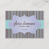 カスタマイズ可能なベーカリーのギフト券 割引カード (裏面)