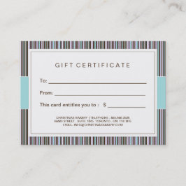 カスタマイズ可能なベーカリーのギフト券 割引カード