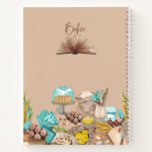 カスタマイズ可能なベーカーレシピブック ノートブック (裏面)