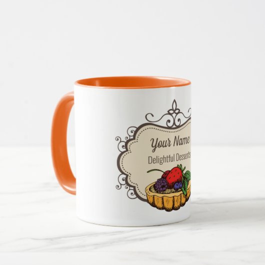 カスタマイズ可能なベーカー職人 マグカップ (正面左)