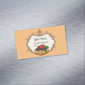 カスタマイズ可能なベーカー職人 マグネット名刺 (インサイチュ)