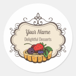 カスタマイズ可能なベーカー職人 ラウンドシール