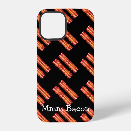 カスタマイズ可能なベーコン好き iPhoneケース (裏面)