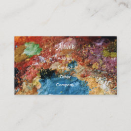 カスタマイズ可能なペインターIの名刺- 名刺