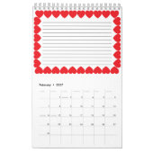 カスタマイズ可能なペットの恋人のカレンダー カレンダー (2月 2027)