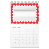 カスタマイズ可能なペットの恋人のカレンダー カレンダー (1月 2026)