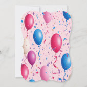 カスタマイズ可能なペットの誕生日招待状 (裏面)