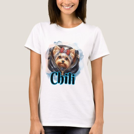 カスタマイズ可能なペットの飼い主Tシャツ Tシャツ (正面)