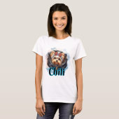 カスタマイズ可能なペットの飼い主Tシャツ Tシャツ (正面フル)