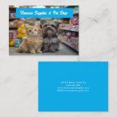 カスタマイズ可能なペットショップの名刺 名刺 (正面/裏面)