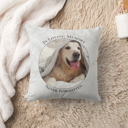 カスタマイズ可能なペットフォト記念碑 クッション (ブランケット)