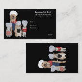 カスタマイズ可能なペットフードまたは御馳走ビジネス 名刺 (正面/裏面)