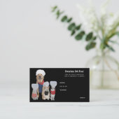 カスタマイズ可能なペットフードまたは御馳走ビジネス 名刺 (スタンド正面)