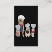 カスタマイズ可能なペットフードまたは御馳走ビジネス 名刺 (裏面)