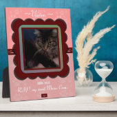 カスタマイズ可能なペットメモリアル フォトプラーク (側面)