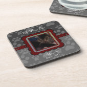 カスタマイズ可能なペット記念碑 コースター (左側)