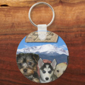 カスタマイズ可能なペット キーホルダー (正面)