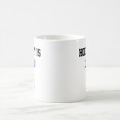 カスタマイズ可能なホッケーは生命マグ2です コーヒーマグカップ (中央)